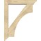 Ekena Millwork Westlake Traditional Rough Sawn Bracket w/ Offset Brace, Douglas Fir, 6"W x 32"D x 40"H BKT0604X32X40WTL01RDF - alternate 2
